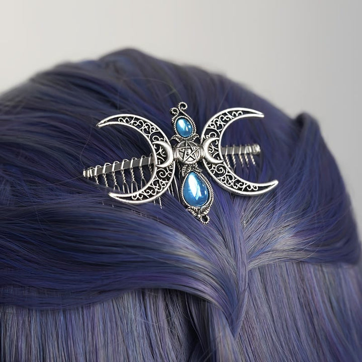 FREE Today: A Gift for a Witchy Hairpin, Moonlit, Pagan, Gothic Hair And Hairpin Jewelry - image 2
