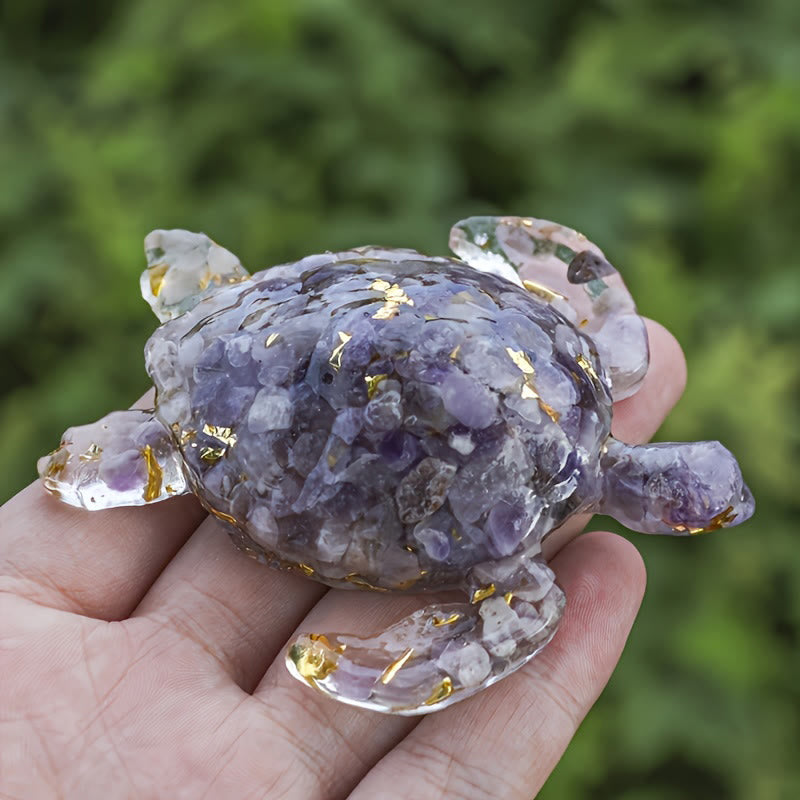 Olivenorma Calm & Steady Journey Turtle Gemstone Decoration - image 7