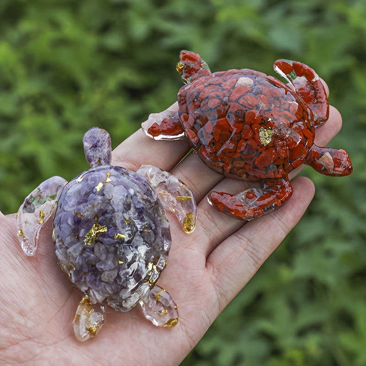 Olivenorma Calm & Steady Journey Turtle Gemstone Decoration - image 15