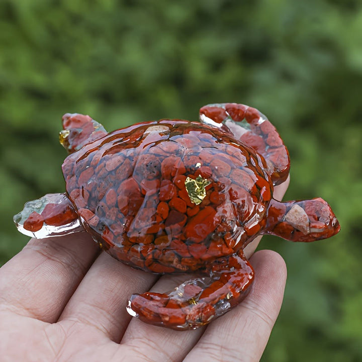 Olivenorma Calm & Steady Journey Turtle Gemstone Decoration - image 14