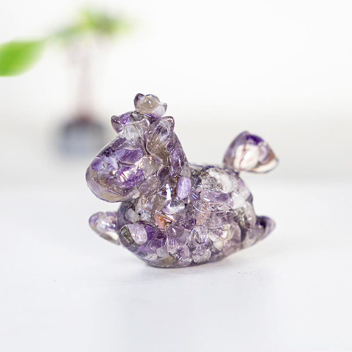 Olivenorma Dream & Wonder Spirit Unicorn Gemstone Decoration - image 4