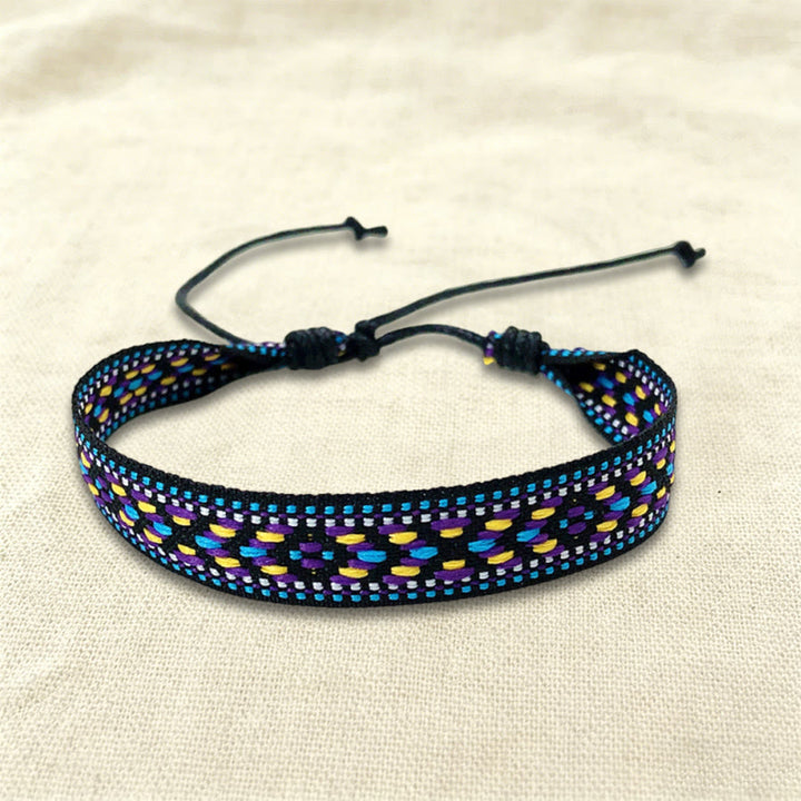 Olivenorma Casual Boho Adjustable Everyday Wear Braided Bracelet - Dark Multicolor - image 18