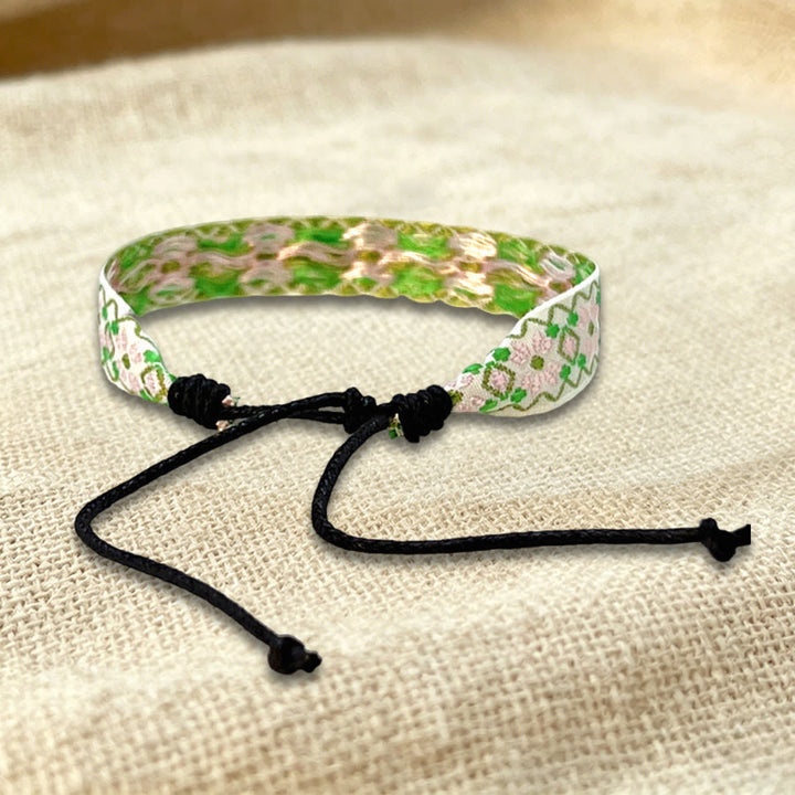 Olivenorma Multicolor Tribal Pattern Adjustable Friendship Braided Bracelet - image 24