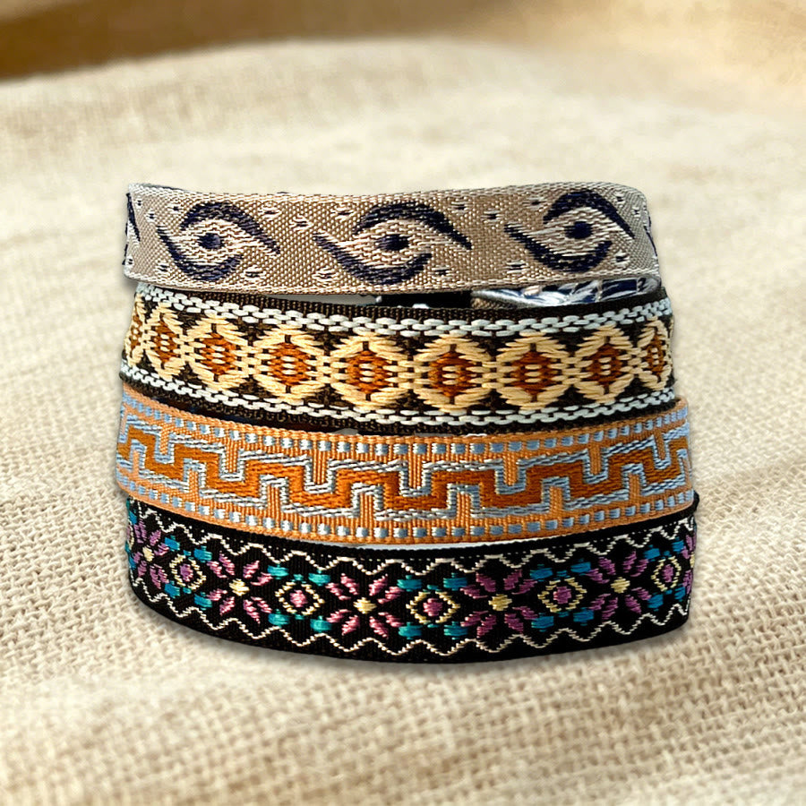 Olivenorma Multicolor Tribal Pattern Adjustable Friendship Braided Bracelet - image 0
