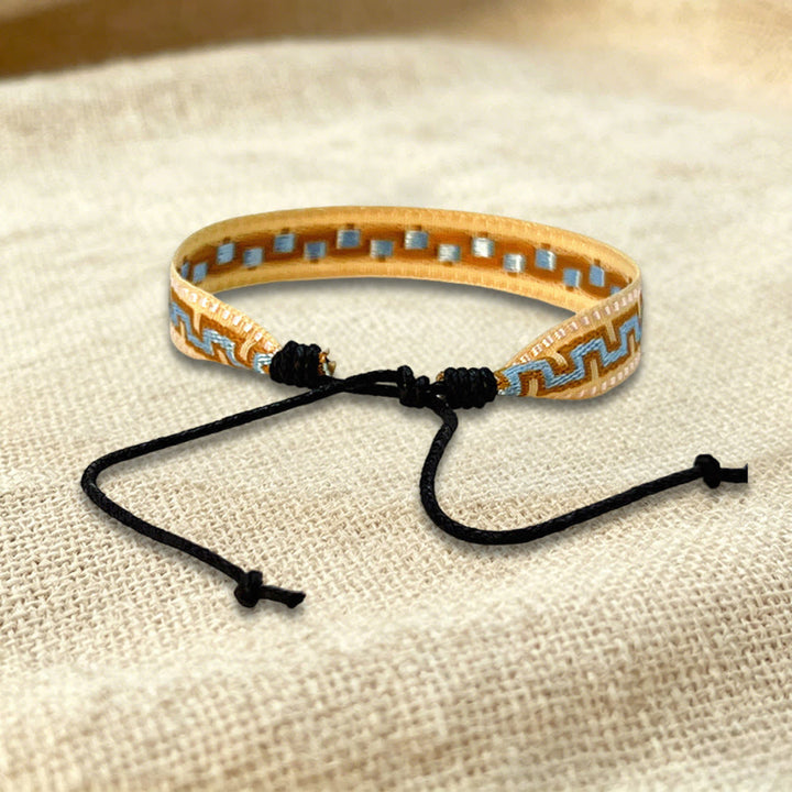 Olivenorma Multicolor Tribal Pattern Adjustable Friendship Braided Bracelet - image 6