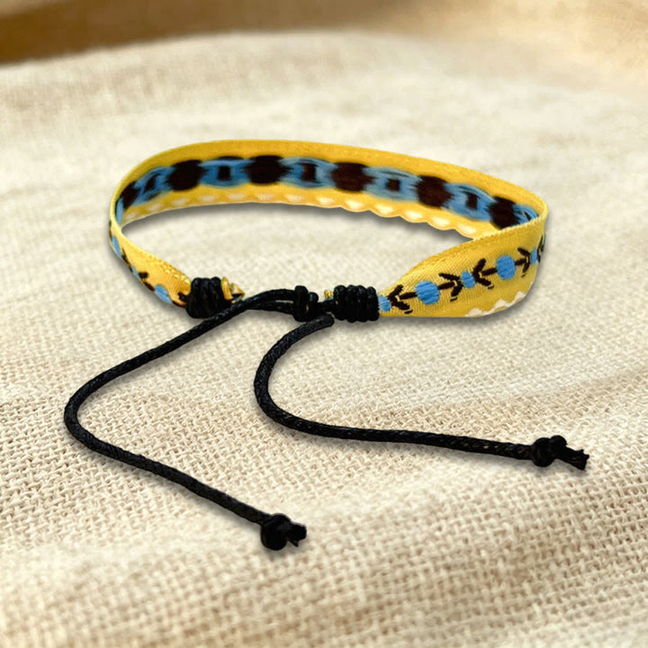 Olivenorma Multicolor Tribal Pattern Adjustable Friendship Braided Bracelet - image 30