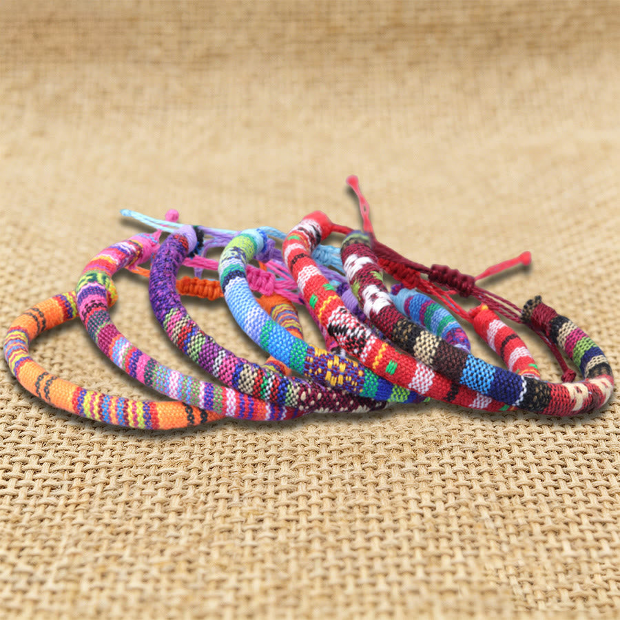 FREE Today: Bohemian Ethnic Pattern Handmade Cotton Thread Friendship Braided Bracelet - image 0