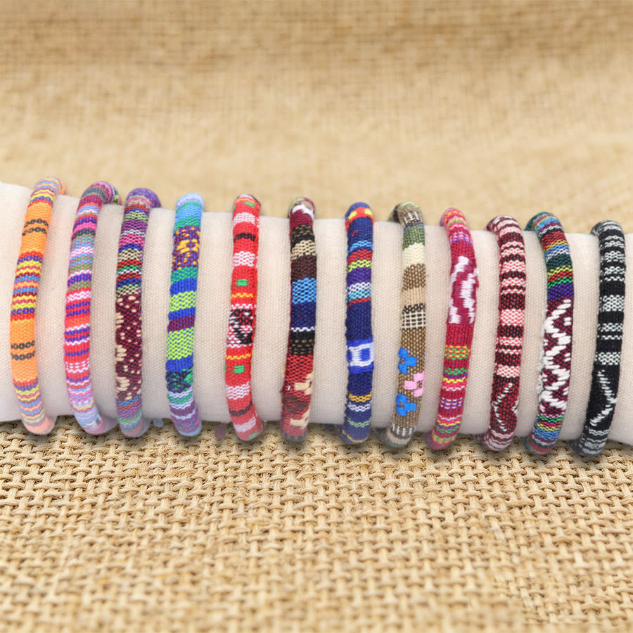 FREE Today: Bohemian Ethnic Pattern Handmade Cotton Thread Friendship Braided Bracelet - image 5