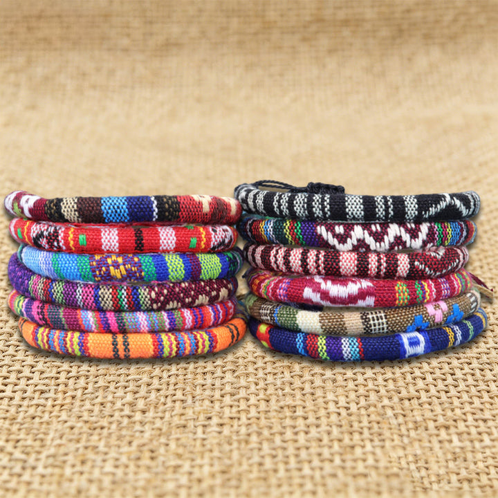 FREE Today: Bohemian Ethnic Pattern Handmade Cotton Thread Friendship Braided Bracelet - image 4