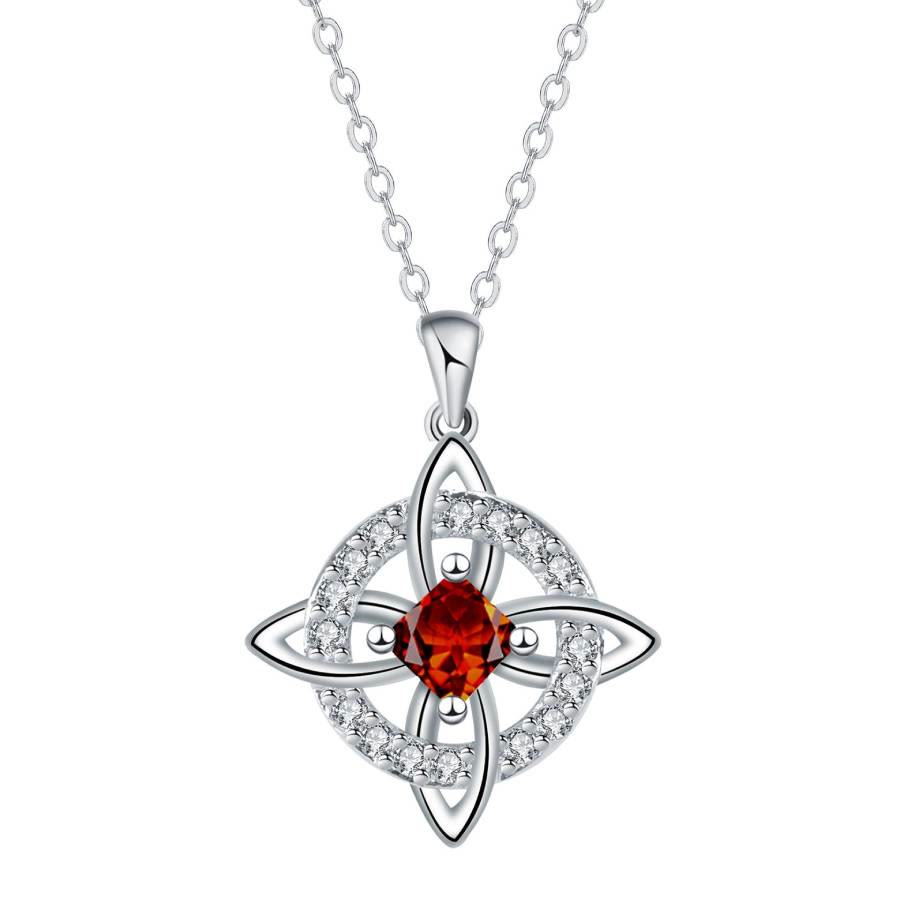 FREE Today: Birthstone Witches Knot Necklace - January - image 1