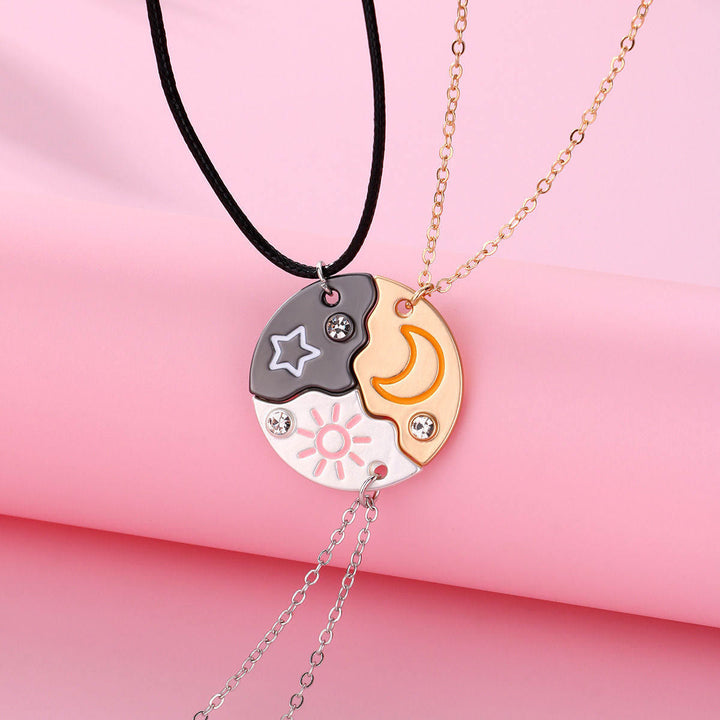 FREE Today: 3Pcs Star Moon Sun BFF Necklace Keychian - image 6