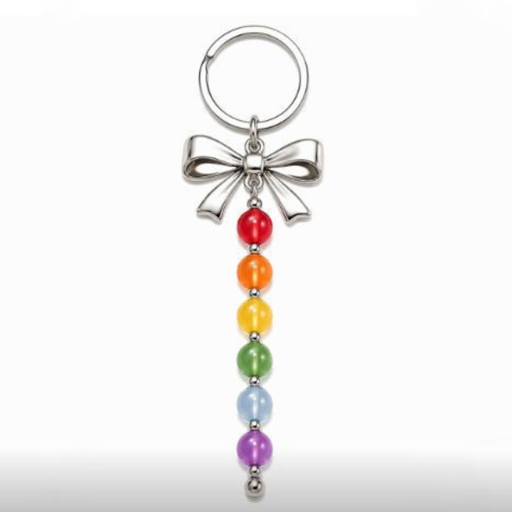 FREE Today: Rainbow Colored Necklace Colorchanging Dopamine Chain 8mm Beaded Bracelet & Earrings - image 12