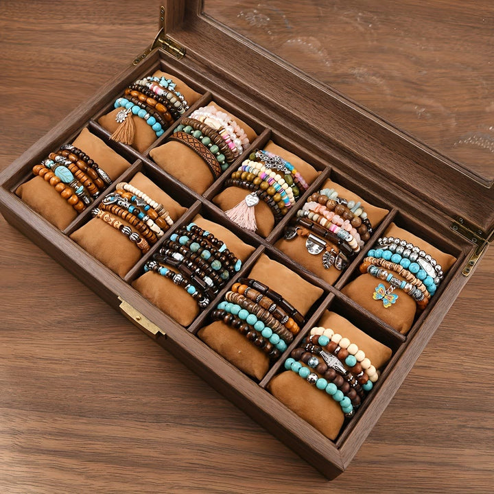 FREE Today: Women's Boho Beaded Layered Charm Bracelet 6Pcs Set - image 48