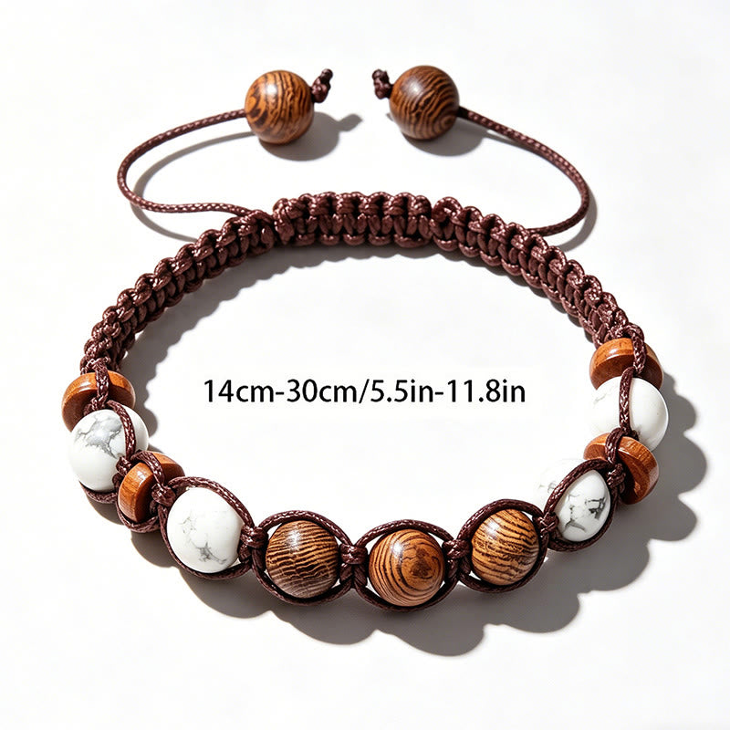 Olivenorma Adjustable Sliding Knot Handmade Beaded Braided Bracelet - image 2