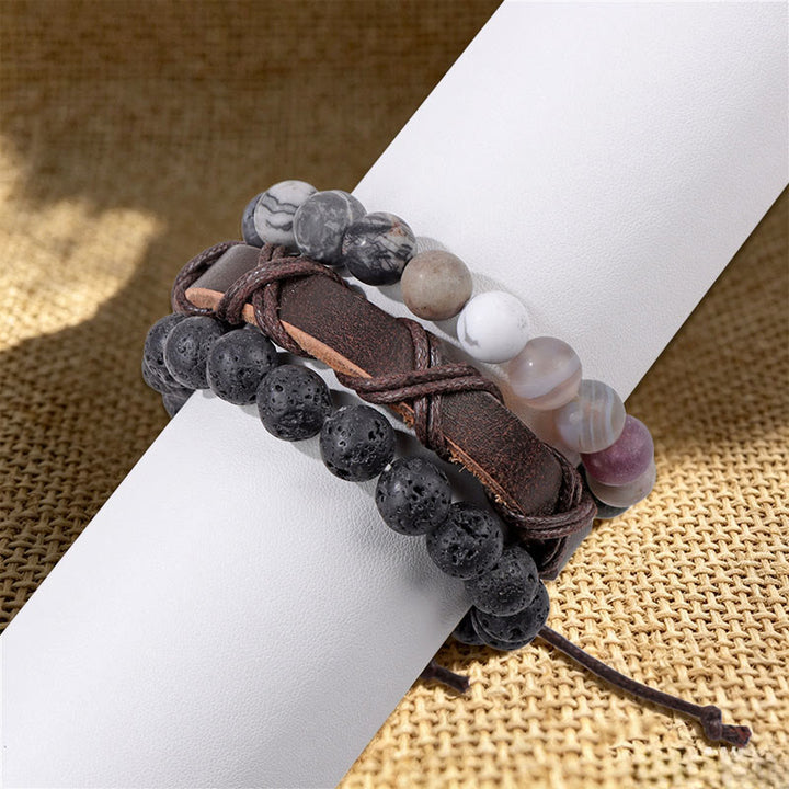 Olivenorma Stackable Multi-Layer Handmade Boho Ethnic Bracelet - image 18