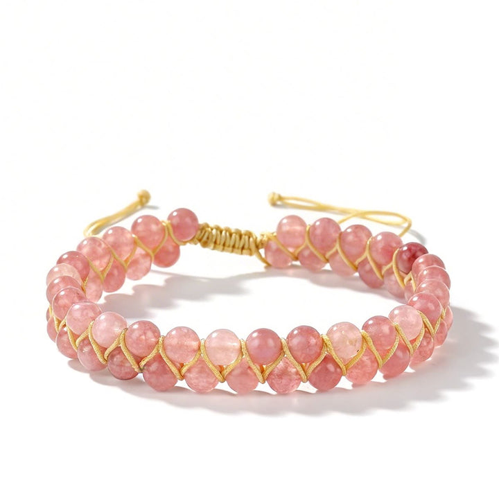 FREE Today: Pink Sun Stone Self Love Handmade Boho Bracelet Anklet - image 9