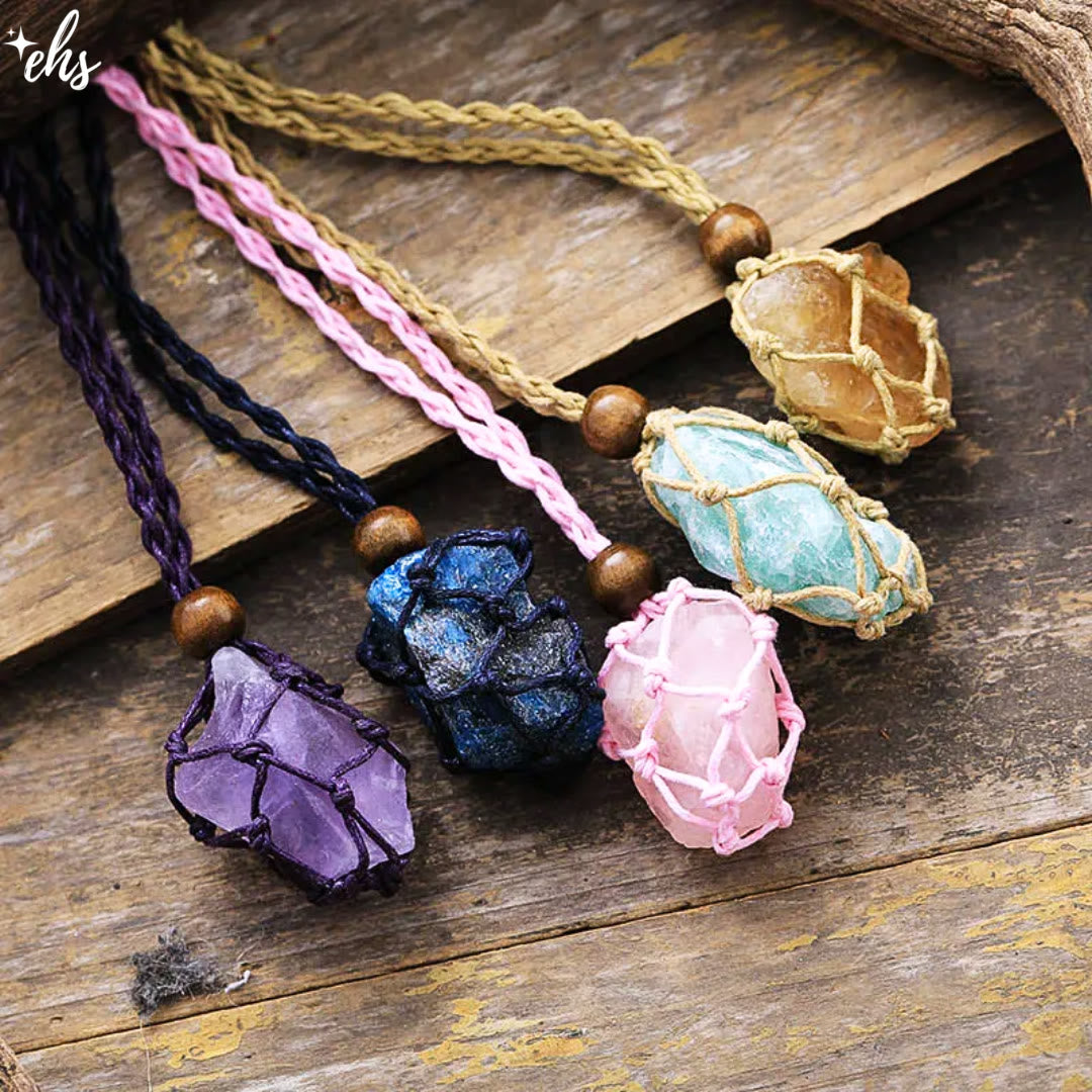 FREE Today: Boho Raw Stone Pendant Necklace - image 0