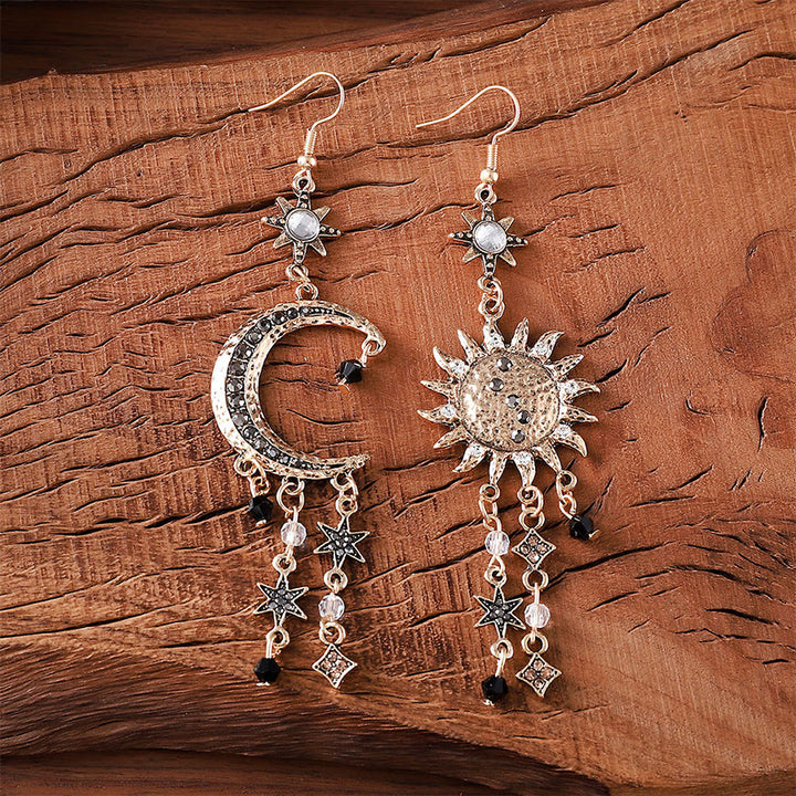 FREE Today: Retro Sun Moon and Stars Celestial Boho Earrings - image 2