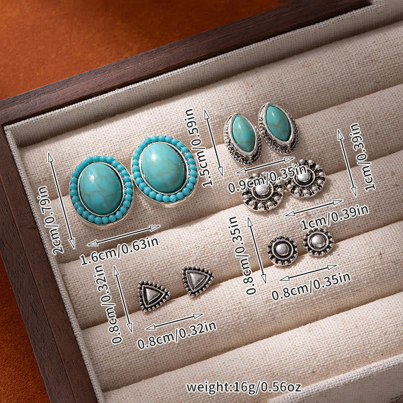 Olivenorma Western Boho Floral & Cowboy Inspired Multi-Design Earrings - image 5