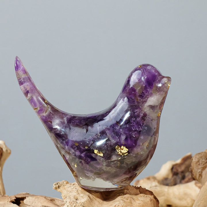 Olivenorma Multi-Crystal Bird Sculpture – Natural Gemstone Decor For Energy Healing Gemstone Decoration - image 60