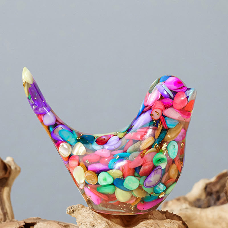 Olivenorma Multi-Crystal Bird Sculpture – Natural Gemstone Decor For Energy Healing Gemstone Decoration - image 64