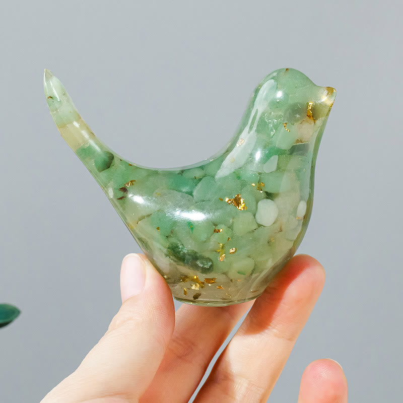 Olivenorma Multi-Crystal Bird Sculpture – Natural Gemstone Decor For Energy Healing Gemstone Decoration - image 70