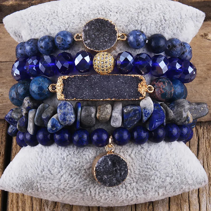 Olivenorma The Ultimate Calm & Destress 5-Bracelet Set - Sodalite - image 19