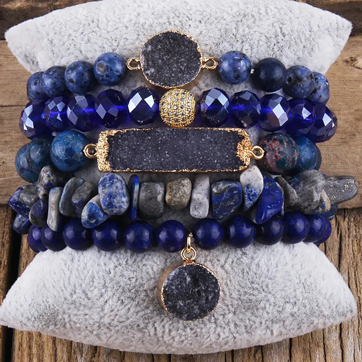 Olivenorma The Ultimate Calm & Destress 5-Bracelet Set - Sodalite - image 19