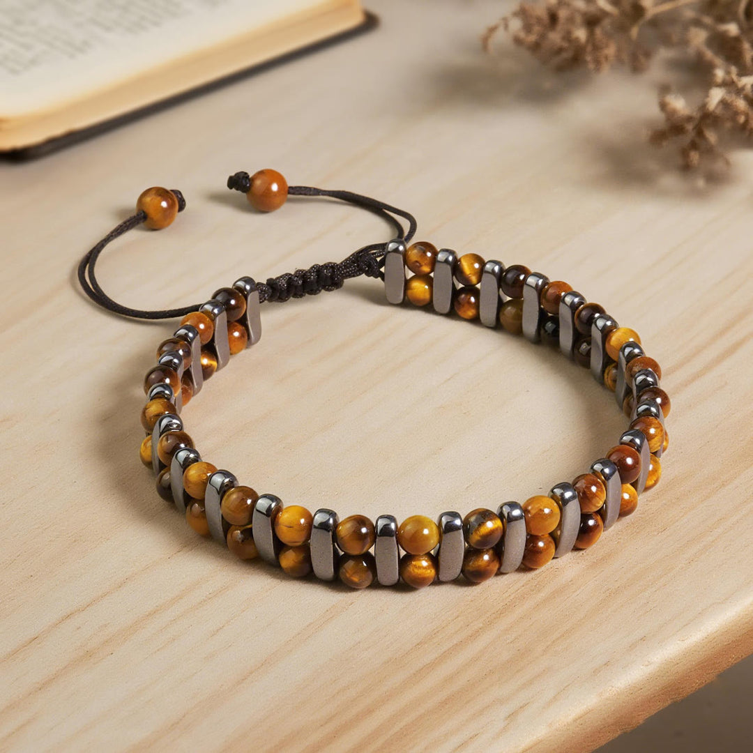 FREE Today: Healing Tiger Eye & Hematite Protection Bracelet Best Ideal Gift for Husband Dad - image 5