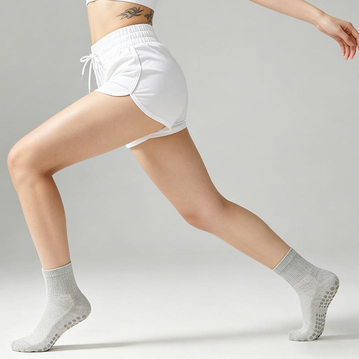 Olivenorma Enhanced Traction Non-Slip Crew Socks for Yoga & Pilates Women's Yoga Socks - image 17
