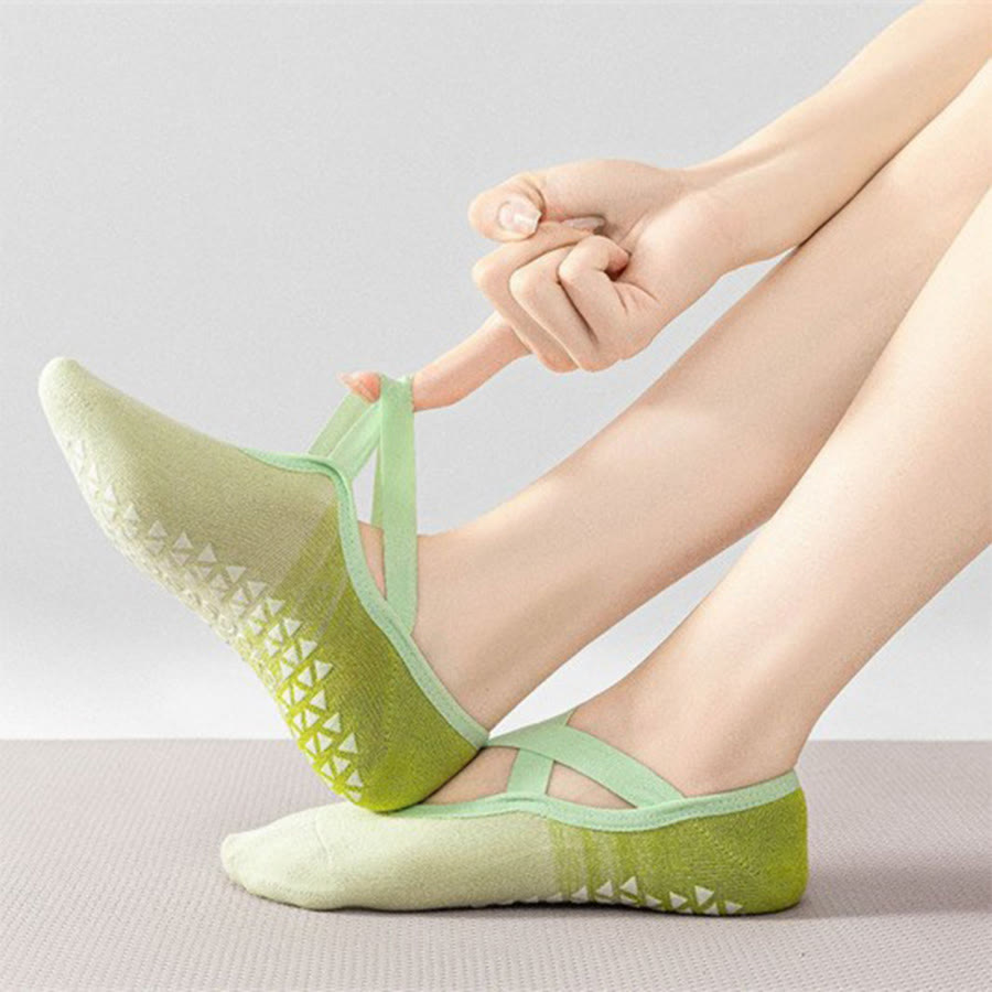Olivenorma Comfortable Ballet Style Non-Slip Indoor Fitness Women's Yoga Socks - image 13