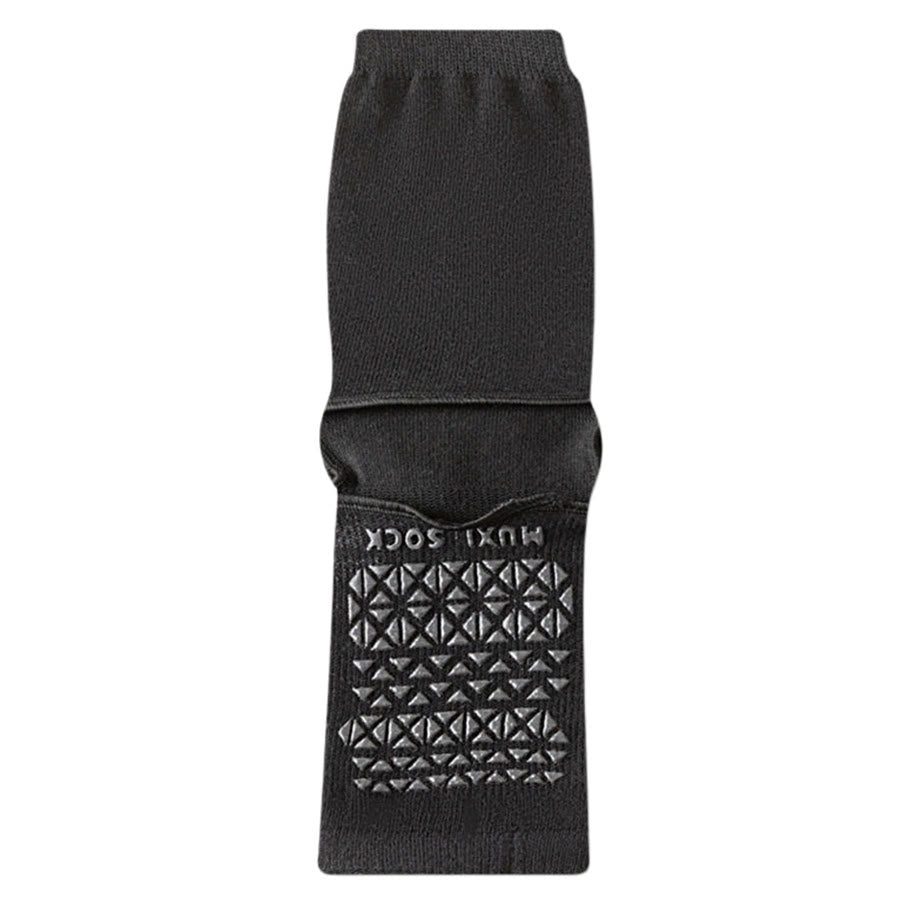 Olivenorma Breathable Mid-Calf Non-Slip Socks with Open Toe & Heel Women's Yoga Socks - Black - 10 Pairs - image 7