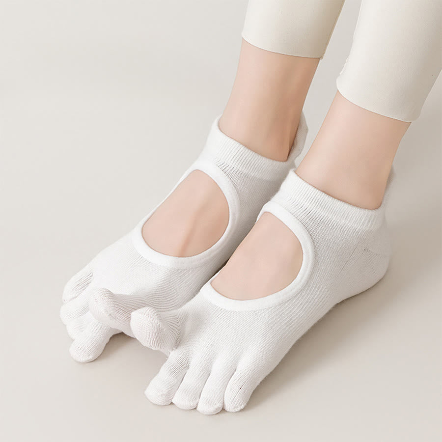 Olivenorma Professional Anti-Slip Five-Toe Socks for Pilates & Jump Rope Women's Yoga Socks - image 7