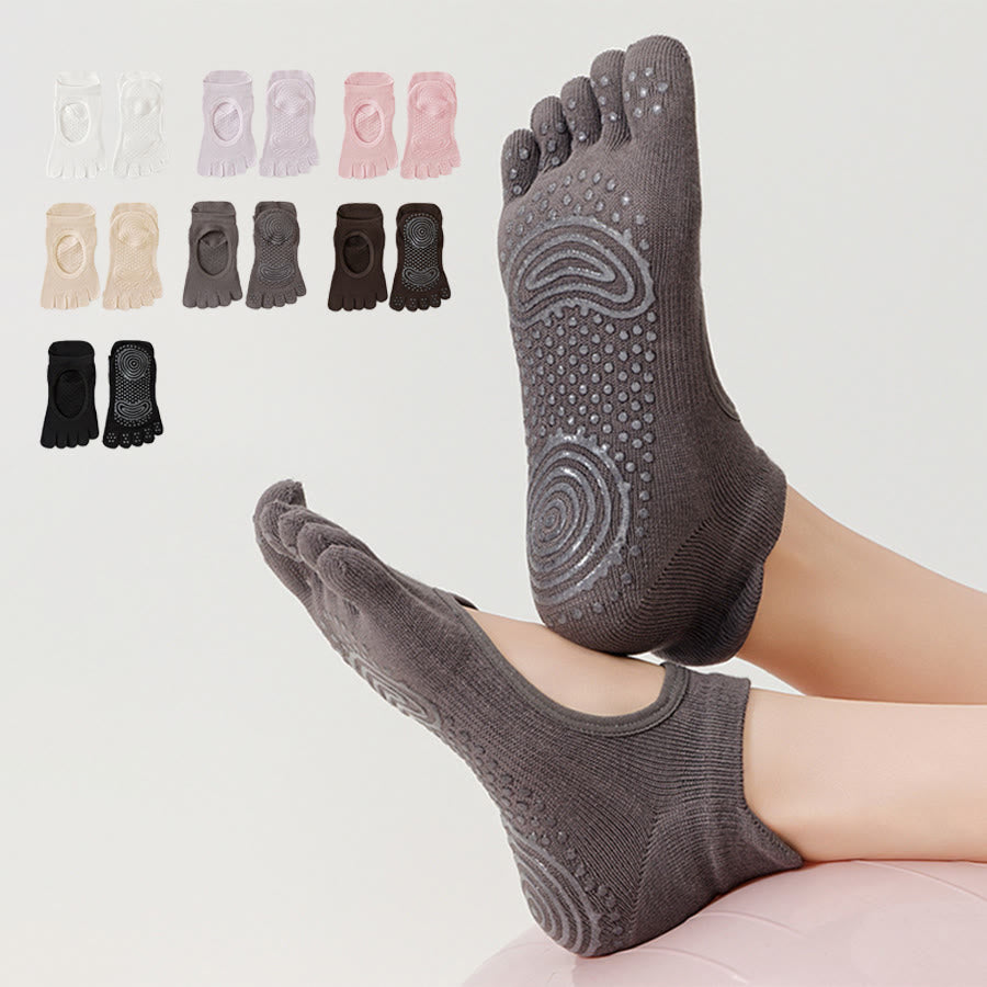 Olivenorma Professional Anti-Slip Five-Toe Socks for Pilates & Jump Rope Women's Yoga Socks - image 0