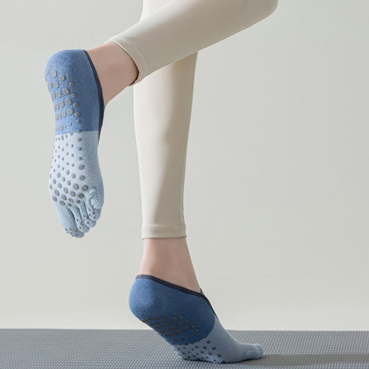 Olivenorma Low-Profile Five-Toe Non-Slip Socks for Yoga Pilates & Dance Women's Yoga Socks - image 11