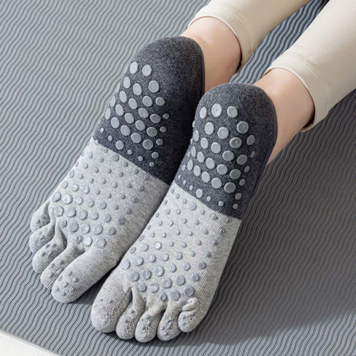Olivenorma Low-Profile Five-Toe Non-Slip Socks for Yoga Pilates & Dance Women's Yoga Socks - image 19