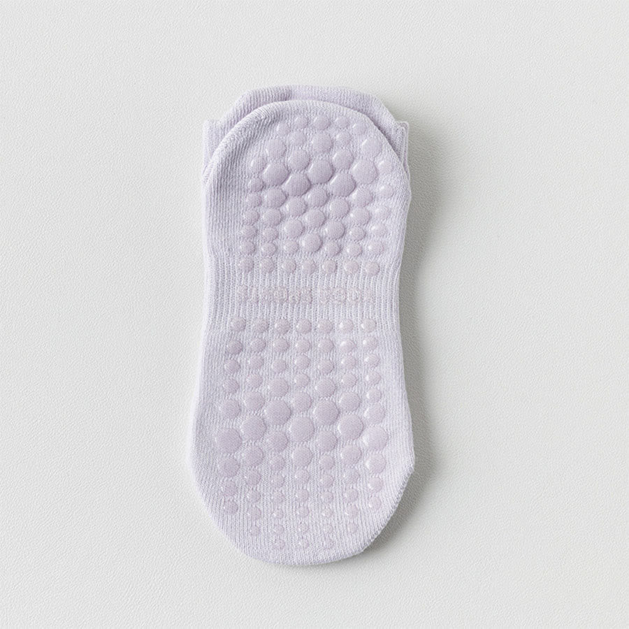 Olivenorma Full Sole Non-Slip Grip for Indoor Fitness Women's Yoga Socks - Light Purple - 10 Pairs - image 10