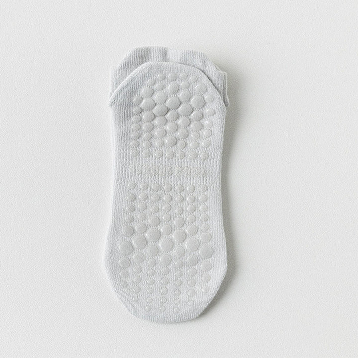 Olivenorma Full Sole Non-Slip Grip for Indoor Fitness Women's Yoga Socks - Light Gray - 10 Pairs - image 23