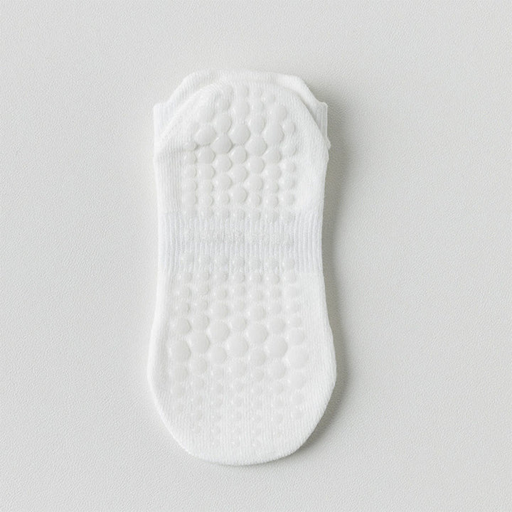Olivenorma Full Sole Non-Slip Grip for Indoor Fitness Women's Yoga Socks - White - 10 Pairs - image 18