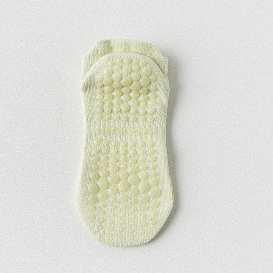 Olivenorma Full Sole Non-Slip Grip for Indoor Fitness Women's Yoga Socks - Light Green - 10 Pairs - image 15