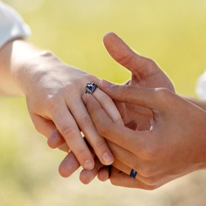 FREE Today: 2Pcs Couple Promise Ring - image 3