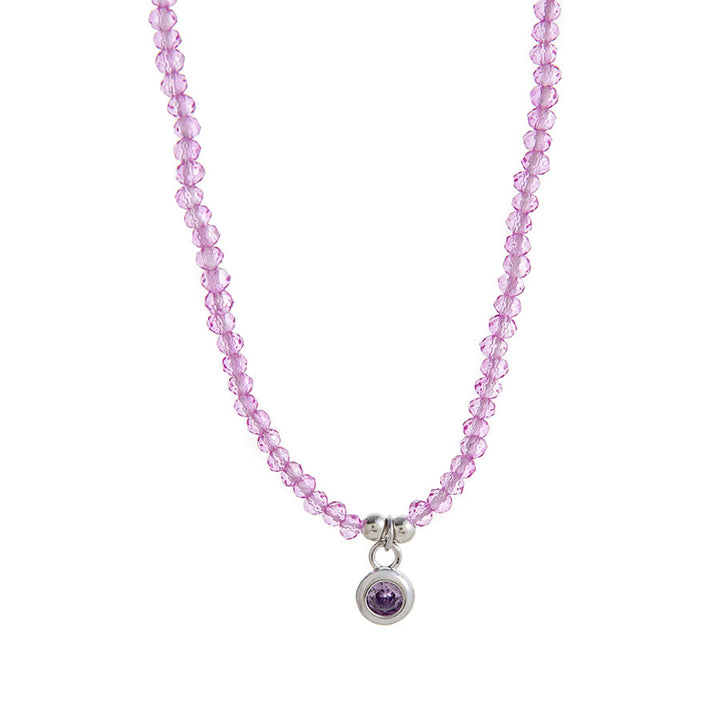 livenorma Dreamy Boho Purple Star&Moon&Fish Pendant Necklace - Violet Bead - image 19