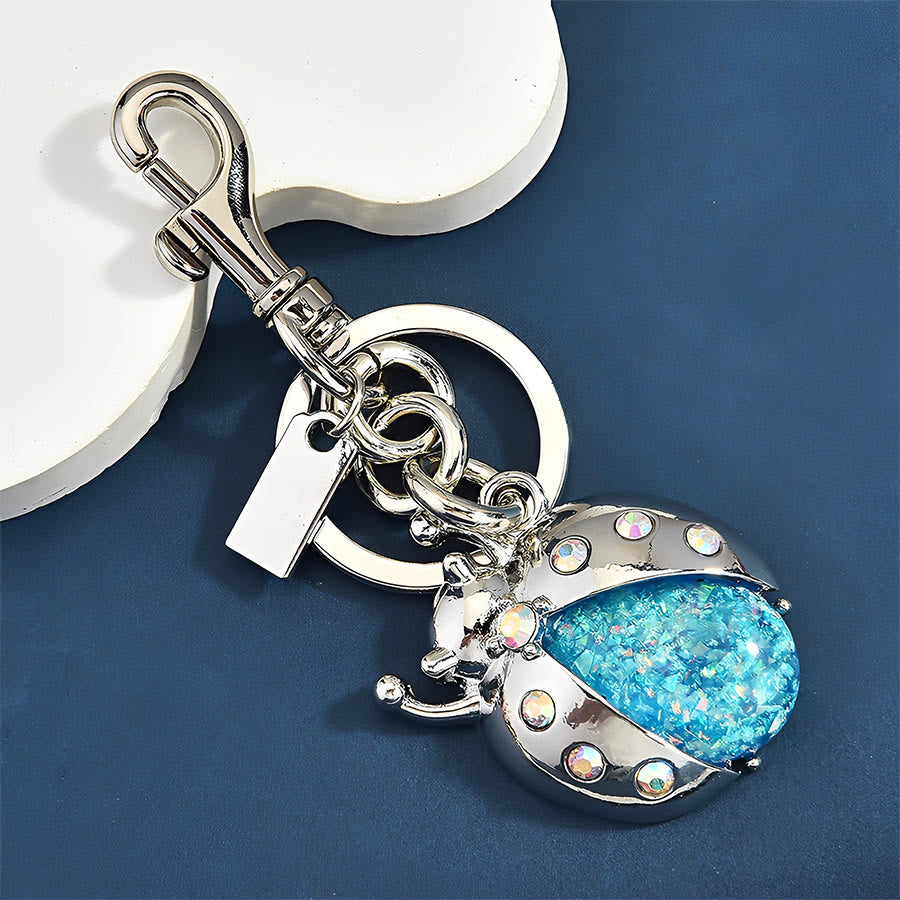 Olivenorma Anti-Rust Lobster Clasp Ladybug Bag Accessory Keychain - Silver&Colorful - image 8