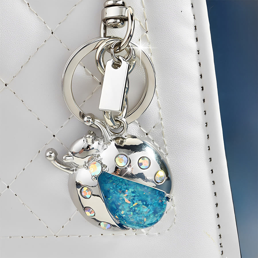 Olivenorma Anti-Rust Lobster Clasp Ladybug Bag Accessory Keychain - image 9