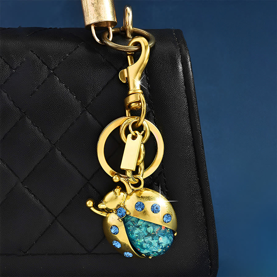 Olivenorma Anti-Rust Lobster Clasp Ladybug Bag Accessory Keychain - image 3