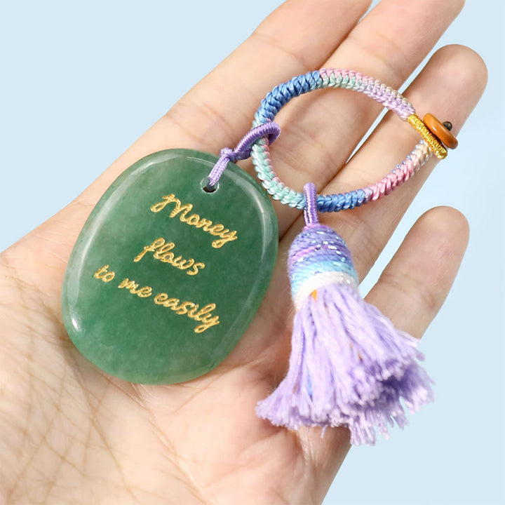 Olivenorma Money Flows To Me Easily Positive Affirmation Keychain - image 1