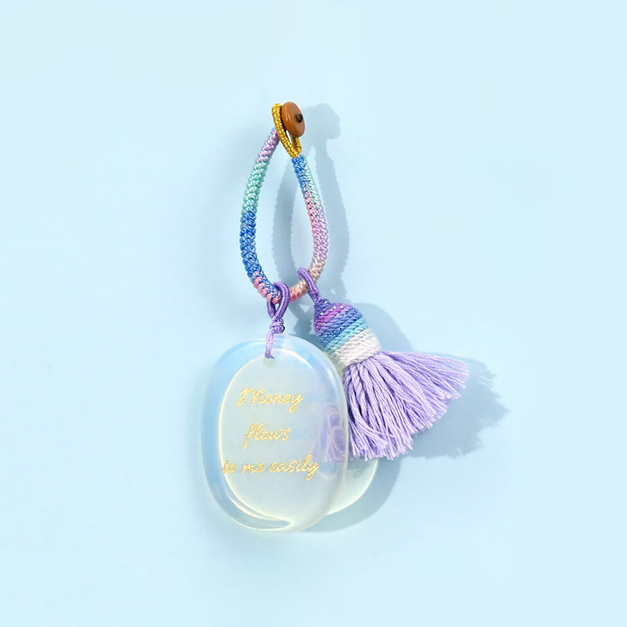 Olivenorma Money Flows To Me Easily Positive Affirmation Keychain - Synthetic Opal - image 19