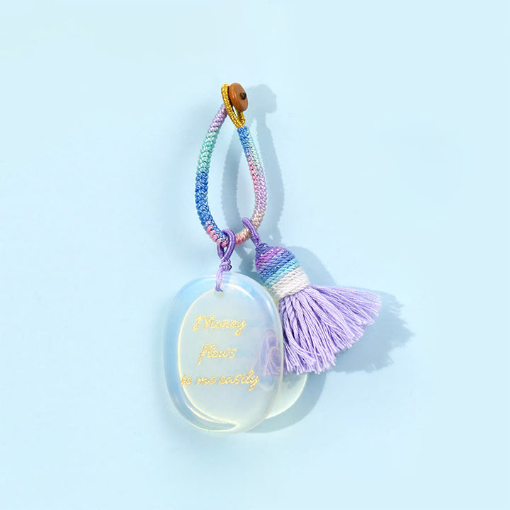 Olivenorma Money Flows To Me Easily Positive Affirmation Keychain - Synthetic Opal - image 19