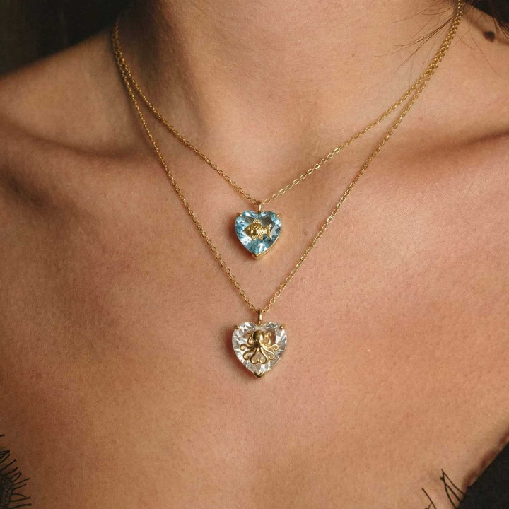 FREE Today: Ocean Creatures & Birthstone Heart Shaped Zircon Pendant Necklace - image 14