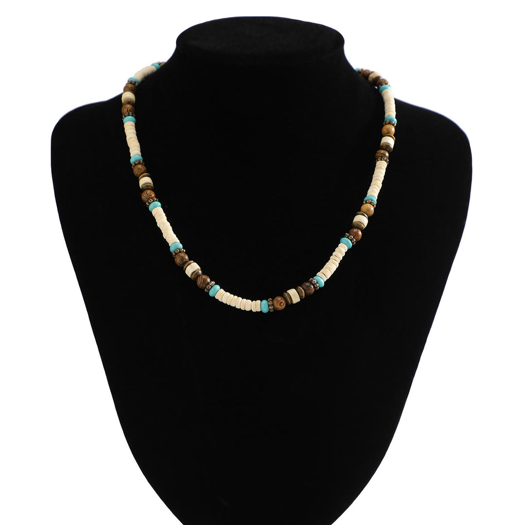 FREE Today: Brown Coconut Wood Beads Natural Stone Beads Necklace - image 12